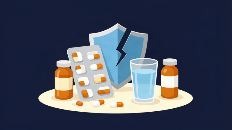 Ilustración de portada: ¿Están los protectores gástricos y los antibióticos perjudicando la inmunoterapia en cáncer de pulmón?