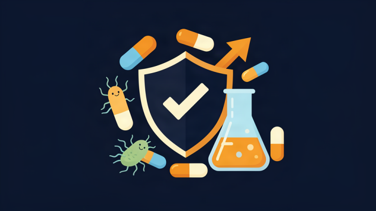 Ilustración de portada: Bacterias que ayudan a la inmunoterapia: lo que trae 2026 en el tratamiento del cáncer