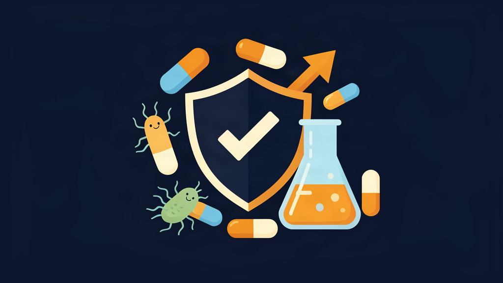 Ilustración de portada: Bacterias que ayudan a la inmunoterapia: lo que trae 2026 en el tratamiento del cáncer