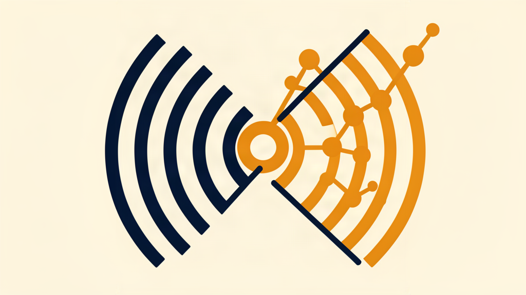Ilustración vectorial abstracta: radioterapia y anticuerpo conjugado en mama metastásica